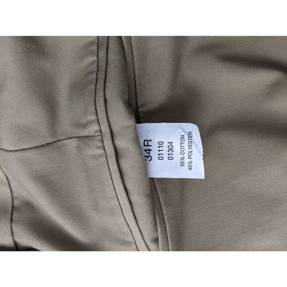 Jos. A. Bank Mens Suit 2 Piece Beige Tan‎ Blazer 40R Pants 34x28 - Picture 9 of 12